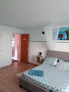 Postel nebo postele na pokoji v ubytování HORIZON 180°