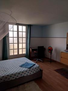 Postel nebo postele na pokoji v ubytování HORIZON 180°