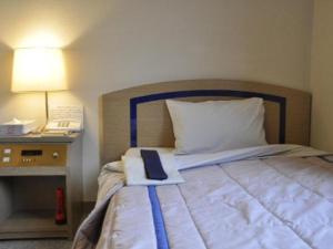 Postel nebo postele na pokoji v ubytování Silk Hotel