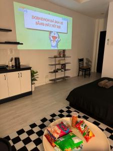 Kuchyň nebo kuchyňský kout v ubytování Cali Homestay