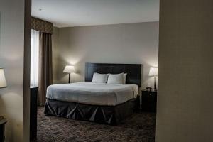Postel nebo postele na pokoji v ubytování Radisson Hotel Edmonton Airport