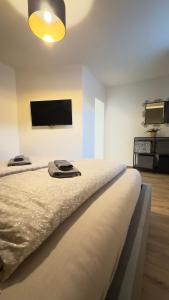 Postel nebo postele na pokoji v ubytování Apartmán Vita Deluxe