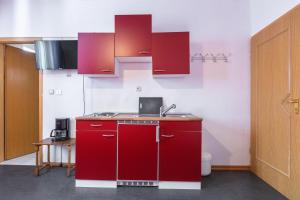 Kuchyň nebo kuchyňský kout v ubytování Apartment Pero