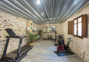Fitness centrum a/nebo fitness zařízení v ubytování Art Boutique La Casona de las Flores