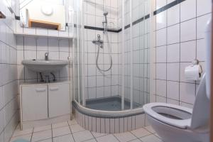 Koupelna v ubytování Apartment Pero