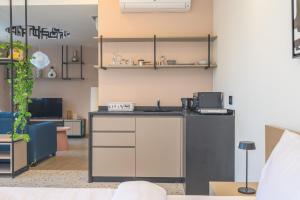Kuchyň nebo kuchyňský kout v ubytování Anoor Studios & Apartments in Gemmayze