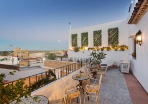Balkón nebo terasa v ubytování Art Boutique La Casona de las Flores