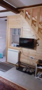 Kuchyň nebo kuchyňský kout v ubytování Brvnara 23 minimum 2 noći