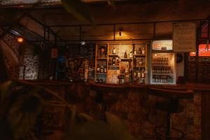 Salon oz. bar v nastanitvi Gaurishankar Backpackers hostel
