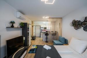 Køkken eller tekøkken på MyFlat Coral Suite