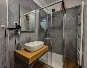 Vannituba majutusasutuses Appartement Alpenrauschen