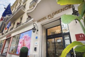 a store front of a hotel at Hotel Florence Nice in Nice