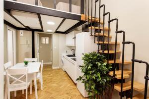 Kuchnia lub aneks kuchenny w obiekcie Tirso Loft en Madrid