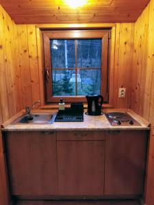 Kuchyňa alebo kuchynka v ubytovaní Apartmány Ski areal Kareš