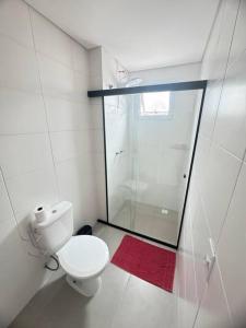 Koupelna v ubytování Apartamento com suíte