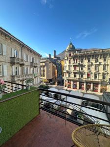 Balkón nebo terasa v ubytování Hotel Croce Federale