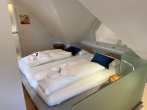 Postel nebo postele na pokoji v ubytování Doras Hus