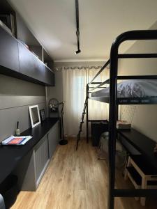 Postel nebo postele na pokoji v ubytování Apto com linda vista + 16 fotografií