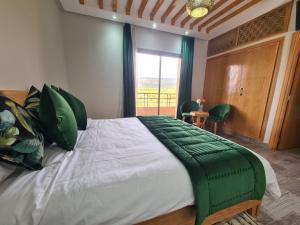 Ferme d'hôtes Bladna Garden客房内的一张或多张床位