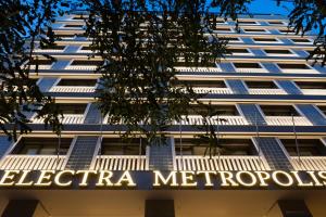 a building with a sign that reads electra metropolis at Electra Metropolis in Athens