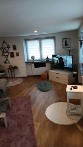 Μια τηλεόραση ή/και κέντρο ψυχαγωγίας στο Reihenhaus mit Garten