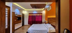 Postel nebo postele na pokoji v ubytování Neyyar Heritage Inn - Home Stay , Trivandrum