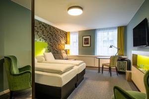Postel nebo postele na pokoji v ubytování Thon Hotel EU + 37 fotografií