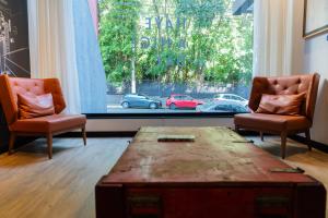 Posezení v ubytování Monreale Lifestyle Higienópolis São Paulo