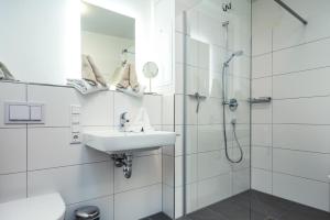 Koupelna v ubytování Ferienwohnung Meereskieker Olpenitz