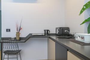Kuchyň nebo kuchyňský kout v ubytování Anoor Studios & Apartments in Gemmayze