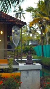 Vrindavan homestay外面的花园
