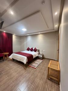 Ferme d'hôtes Bladna Garden客房内的一张或多张床位