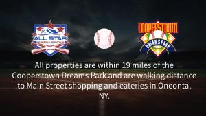 Fotografie z fotogalerie ubytování 3rd Base Apt 1 All Star Baseball Rentals v destinaci Oneonta