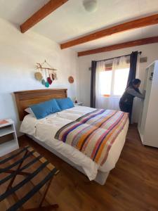 Postel nebo postele na pokoji v ubytování Cabañas Voyage Atacama + 37 fotografií