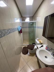 Et badeværelse på Casa da paz + 12 billeder