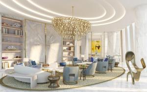Posezení v ubytování Mandarin Oriental Downtown, Dubai