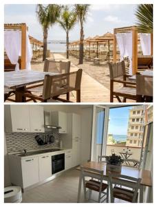 Kuchyň nebo kuchyňský kout v ubytování Incantevole Suite sul Mare