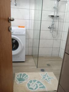 Koupelna v ubytování Anilio casa