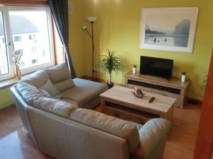 Posezení v ubytování Family friendly apartment