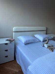 Postel nebo postele na pokoji v ubytování Apartment Vračar Nikšić