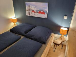 Posezení v ubytování Modern-gemütliche FeWo mit Sauna