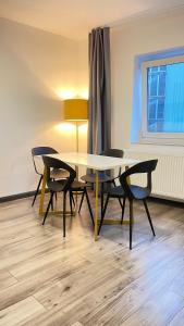 Χώρος καθιστικού στο Home Apartments