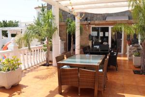 Balkon lub taras w obiekcie Hotel Casa Día y Noche