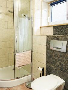 Koupelna v ubytování Appartement Am Goldberg