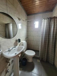 Ένα μπάνιο στο Hospedaje Rincón del Sur