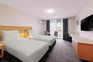 Postel nebo postele na pokoji v ubytování Best Western Hobart