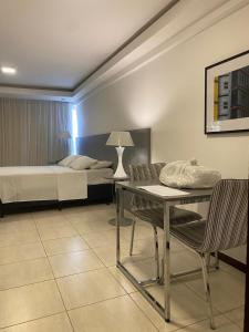Postel nebo postele na pokoji v ubytování Loft 3 Edf Celita Franca Business e flat