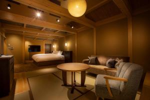 Posezení v ubytování Hotel Utano Kyoto Besho