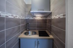Kuchyň nebo kuchyňský kout v ubytování Appartements Foch