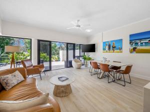 Istumisnurk majutusasutuses Mirra Chana Beachfront Apartments Mooloolaba